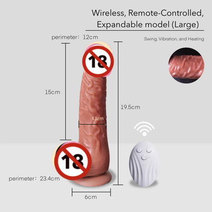 Vibrating Realistic Dildo With Suction Cup