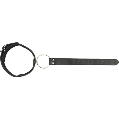 Leather Collar With Handcuffs