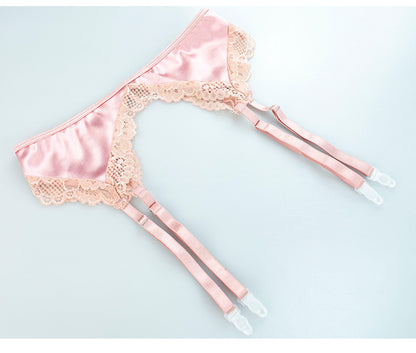 4-piece bra set with suspenders