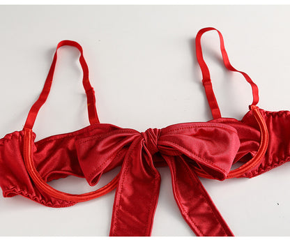 Bow Christmas Costume, Sexy Lingerie, Cute Style Set