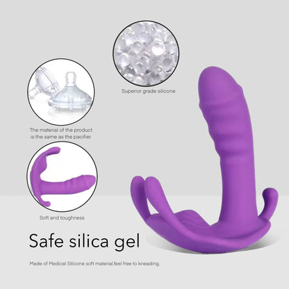 Wearable Panty Vibrator Clitoral G Spot Stimulator Anal Butterfly Vibrating Panties