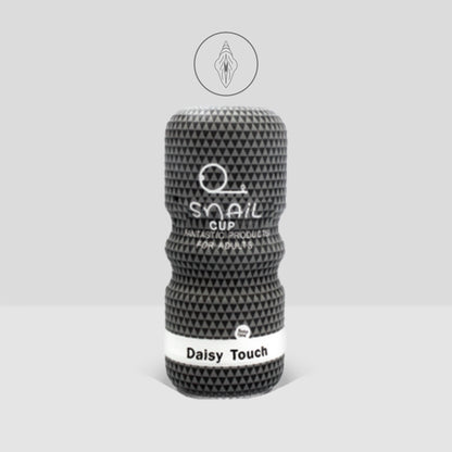 Snail Cup - Fantastic Male Masturbatory Cup with Strong Suction with 3D Vagina, Anus and Mouth. Goyha Portable Adult Male Sex Toy for Men Masturbation Pleasure